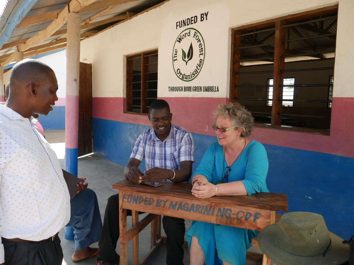 Solid stone built classroom